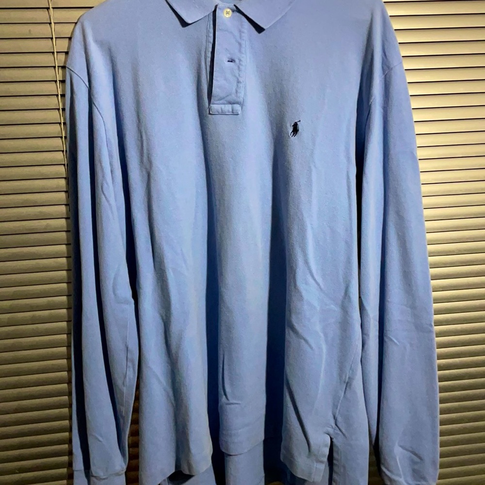 Polo by: “Ralph Lauren” long sleeve men’s polo